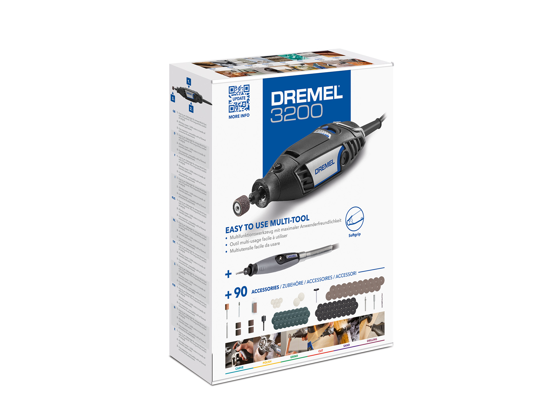 Outil multifonctions DREMEL 320-1/90 + 90 accessoires